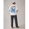 image:imageGORGLITTER Mens Japanese Graphic Tshirts Oversized Drop Shoulder T ShirtWhite