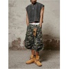 image:imageGORGLITTER Mens Knit Cropped T Shirt Sleeveless Crew Neck Boxy Oversized Tank Top Vintage Streetwear TopsBlack