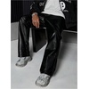 image:imageGORGLITTER Mens Leather Pants Baggy Western Concert Cowboy Rodeo OutfitsBlack