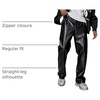 image:imageGORGLITTER Mens Leather Pants Baggy Western Concert Cowboy Rodeo OutfitsBlack