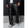 image:imageGORGLITTER Mens Leather Pants Baggy Western Concert Cowboy Rodeo OutfitsBlack