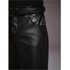 image:imageGORGLITTER Mens Leather Pants Baggy Western Concert Cowboy Rodeo OutfitsBlack Dark