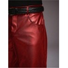 image:imageGORGLITTER Mens Leather Pants Baggy Western Concert Cowboy Rodeo OutfitsLight Red