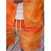 image:imageGORGLITTER Mens Matching Summer Cruise Sets Floral Vacation Beach OutfitsOrange