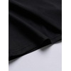 image:imageGORGLITTER Mens Oversized Graphic T Shirts Short Sleeve Drop Shoulder TeeBlack Floral  Slogan