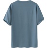 image:imageGORGLITTER Mens Oversized Graphic T Shirts Short Sleeve Drop Shoulder TeeBlue Slogan Letter