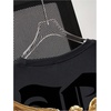 image:imageGORGLITTER Mens Oversized Graphic T Shirts Short Sleeve Drop Shoulder TeeDark Grey Angel Sculptural  Letter