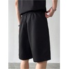 image:imageGORGLITTER Mens Pleated Shorts Wide Leg Business Casual Dress ShortsBlack