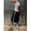 image:imageGORGLITTER Mens Ribbed Tank Top Undershirt Sleeveless Workout Muscle ShirtWhite