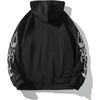 image:imageGORGLITTER Mens Y2K Graphic Zip Up Hoodie Streetwear Oversized SweatshirtBlack