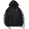 image:imageGORGLITTER Mens Y2K Graphic Zip Up Hoodie Streetwear Oversized SweatshirtBlack