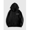 image:imageGORGLITTER Mens Y2K Graphic Zip Up Hoodie Streetwear Oversized SweatshirtBlack Letter