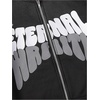 image:imageGORGLITTER Mens Y2K Hoodies Zip Up Graphic Jacket Hooded SweatshirtsBlack
