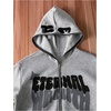 image:imageGORGLITTER Mens Y2K Hoodies Zip Up Graphic Jacket Hooded SweatshirtsGrey Letter