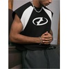 image:imageGORGLITTER Mens Y2k Cropped Tank Top Sleeveless Boxy Crop Tee StreetwearBlack