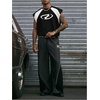 image:imageGORGLITTER Mens Y2k Cropped Tank Top Sleeveless Boxy Crop Tee StreetwearBlack