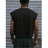 image:imageGORGLITTER Mens Y2k Cropped Tank Top Sleeveless Boxy Crop Tee StreetwearBlack