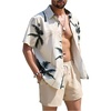 Apricot Coconut Tree Print