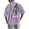 Mauve Purple Sword & Cherry Blossom