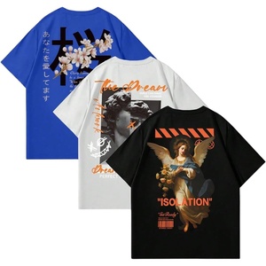 image:imageGORGLITTER Mens 3 Pack Vintage Graphic Tee Shirt Short Sleeve TShirtsBlack White Blue