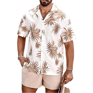 image:imageGORGLITTER Mens Cruise Summer Beach 2 Piece Outfits Matching Shorts SetKhaki