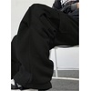 image:imageGORGLITTER Mens Baggy Cargo Sweatpants Oversized Sweat Pants Fall OutfitsBlack