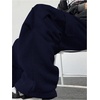 image:imageGORGLITTER Mens Baggy Cargo Sweatpants Oversized Sweat Pants Fall OutfitsDark Blue