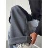 image:imageGORGLITTER Mens Baggy Cargo Sweatpants Oversized Sweat Pants Fall OutfitsDark Grey Solid