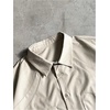 image:imageGORGLITTER Mens Button Up Cropped Shirt Boxy Short Sleeve Streetwear TopsApricot