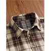 image:imageGORGLITTER Mens Button Up Cropped Shirt Boxy Short Sleeve Streetwear TopsBrown Letter
