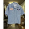 image:imageGORGLITTER Mens Cropped Shirt Striped Button Up Boxy Crop Top StreetwearBlue