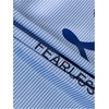 image:imageGORGLITTER Mens Cropped Shirt Striped Button Up Boxy Crop Top StreetwearLight Blue