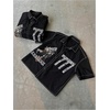 image:imageGORGLITTER Mens Cropped T Shirt Crop Tops Button Up Boxy Graphic Y2k TeesBlack Graphic
