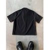 image:imageGORGLITTER Mens Cropped T Shirt Crop Tops Button Up Boxy Graphic Y2k TeesBlack Graphic