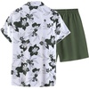 image:imageGORGLITTER Mens Cruise Rave Vacation Matching Outfits 2 Piece Short SetsArmy Green
