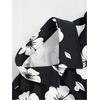 image:imageGORGLITTER Mens Cruise Rave Vacation Matching Outfits 2 Piece Short SetsBlack and White Floral