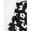 image:imageGORGLITTER Mens Cruise Rave Vacation Matching Outfits 2 Piece Short SetsBlack and White Floral