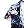 image:imageGORGLITTER Mens Cruise Rave Vacation Matching Outfits 2 Piece Short SetsBlue and Black