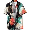 image:imageGORGLITTER Mens Cruise Rave Vacation Matching Outfits 2 Piece Short SetsGreen Multi