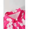 image:imageGORGLITTER Mens Cruise Rave Vacation Matching Outfits 2 Piece Short SetsHot Pink