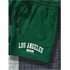 image:imageGORGLITTER Mens Graphic Cool Shorts Drawstring Waist Basketball Athletic Gym Shorts with PocketsDark Green