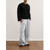 image:imageGORGLITTER Mens Graphic Tees Streetwear Long Sleeve Oversized Crop T ShirtBlack