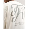 image:imageGORGLITTER Mens Graphic Tees Streetwear Long Sleeve Oversized Crop T ShirtWhite