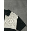 image:imageGORGLITTER Mens Knit Shirts Short Sleeve Button Up Crochet ShirtBlack