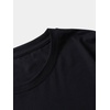image:imageGORGLITTER Mens Letter Graphic Tee Round Neck Short Sleeve Loose TShirtBlack Figure