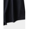 image:imageGORGLITTER Mens Letter Graphic Tee Round Neck Short Sleeve Loose TShirtBlack Figure