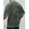 image:imageGORGLITTER Mens Oversized Short Sleeve TShirt Y2K Vintage Acid Washes TeeGreen