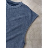 image:imageGORGLITTER Mens Sleeveless Cropped Shirt Cut Off Y2k Rave Boxy Tank Top Fashion Summer Muscle Streetwear Tee Crop TopBlue