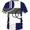 image:imageGORGLITTER Mens Summer Vacation Beach 2 Piece Outfits T Shirt Short SetsMulticolor Blue