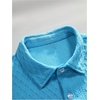 image:imageGORGLITTER Mens Vacation Summer Cruise Outfits 2 Piece Linen Shorts SetsBlue Casual